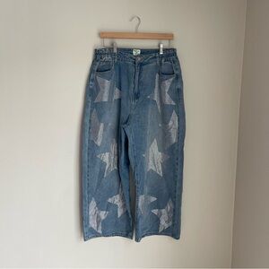 Shiny by Nature Rhinstone Baggy Jean - Size XL